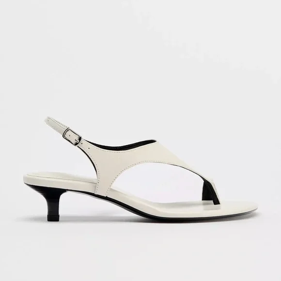 Zara Toe Loop Leather Sandal - Picture 10 of 10